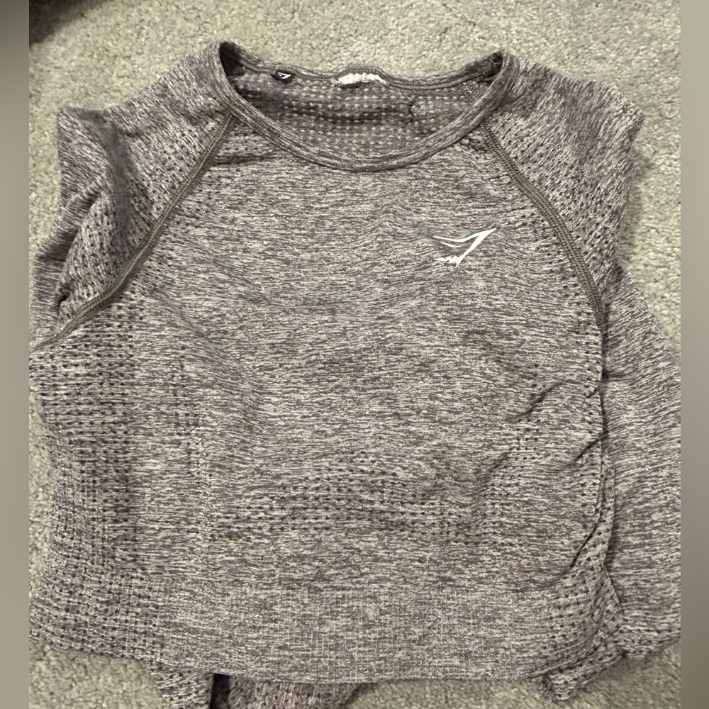 Gymshark grey long sleeve top